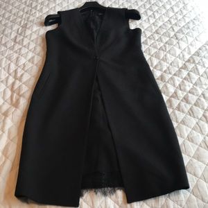 BCBG MaxAzria Black Foster Dress with Lace Detail